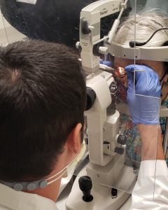 Dr. Stein performs DURYSTA implant procedure